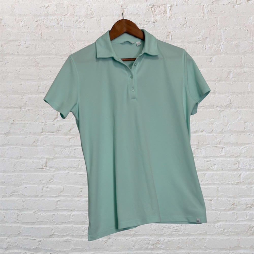 Lady Hagen Mint Green Polo Top